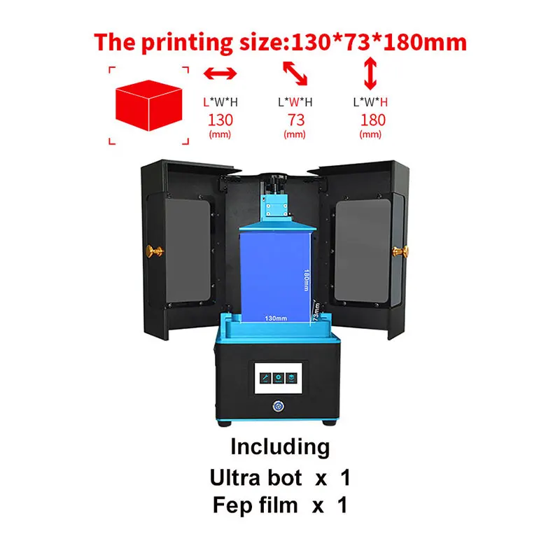 Package 4 Ультработ lcd 3d принтер размера плюс UV Собранный 2K экран Off-Line Print Impresora 3d Drucker Impressora UV смола - Цвет: Package 4
