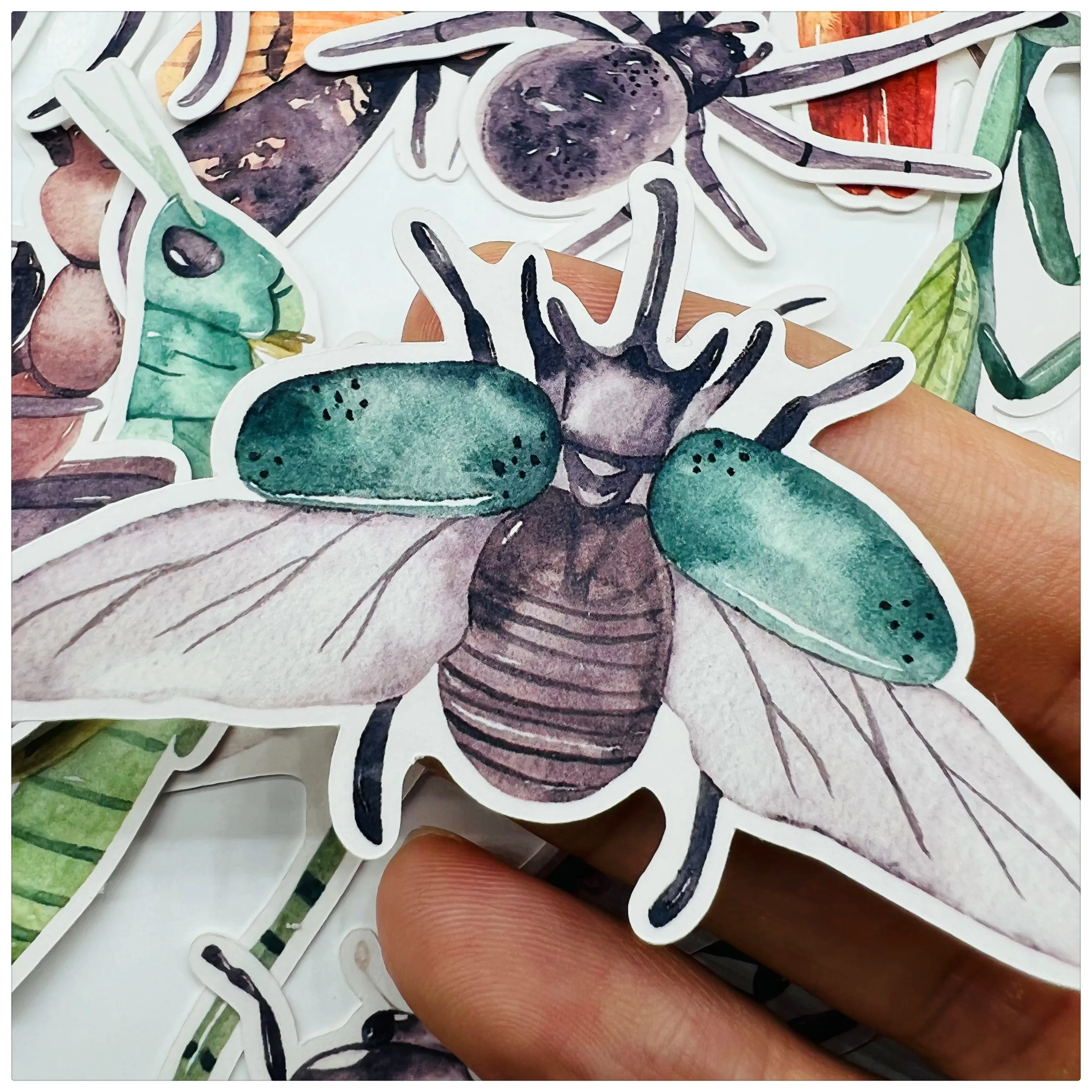 27 шт. наклеек в виде насекомых альбом для скрапбукинга сделай сам дневник