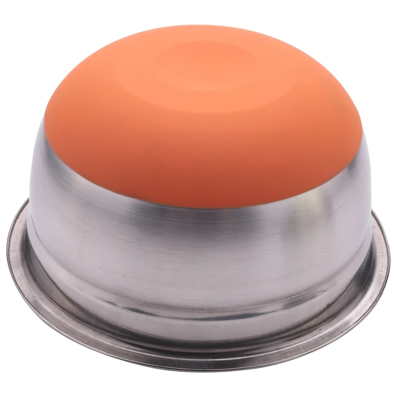 

Stainless Steel Mixing Bowls (Set of 5) Non Slip Silicone Bottom Nesting Storage Bowls Meal Mixing Prepping 1.5-2 - 2.5-3.5 -5QT