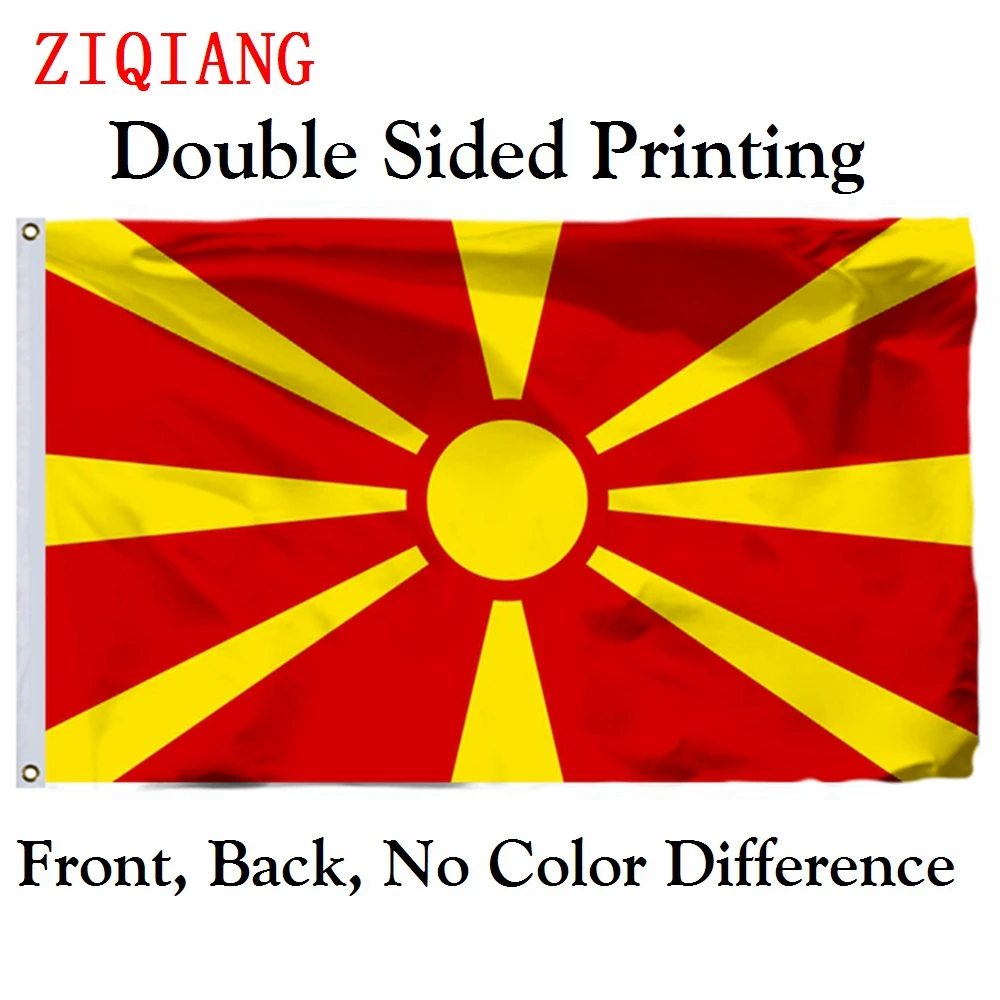 

Macedonia 1995 Flag 3x5ft Polyester Flying Size 90x150cm Custom High Quality Double Sided Printing Banner