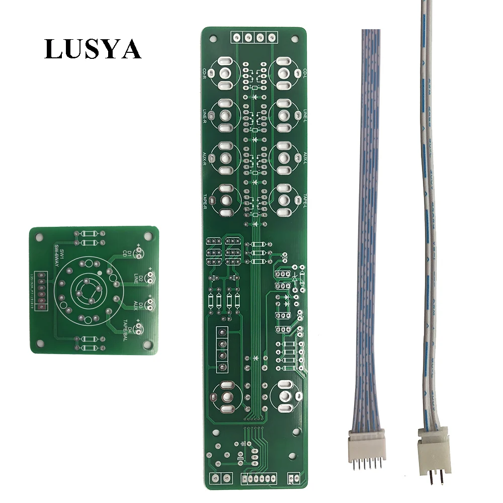 Lusya Preamp input selects board PCB with output delay and 4-bit selection G4-007 | Электроника