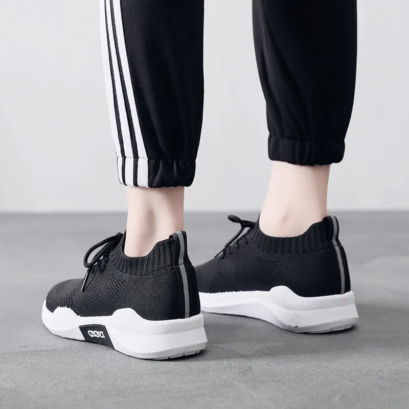 2019 модные новые стильные черные кроссовки для бега женские/уличные