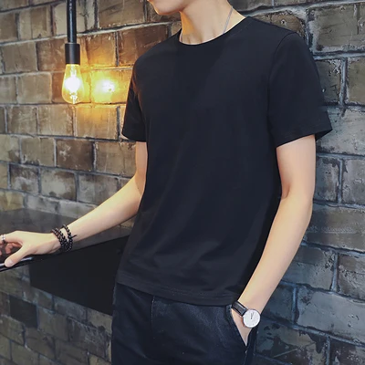 

Summer men's business casual short sleeve t-shirt 7951