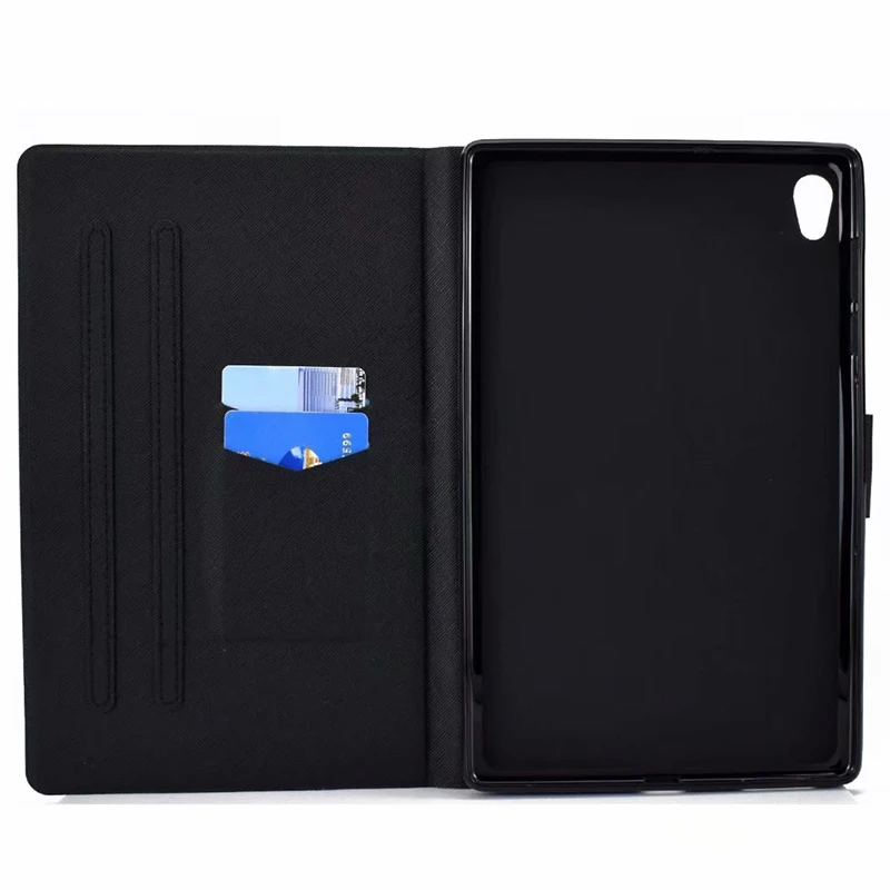 

For Lenovo Tab M10 HD 2nd Gen X306X 10.1 Inch Flat Panel Protective Case Ultra-Thin Fashion Painted Pattern PU Case