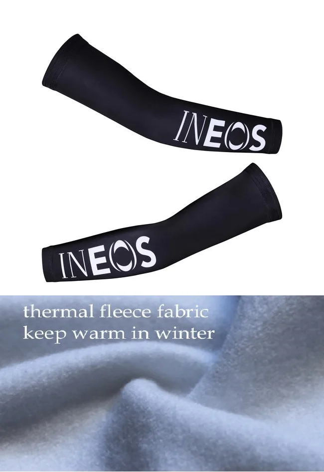 Зимние флисовые теплые мужские нарукавники для команды INEOS 2020 езды на велосипеде