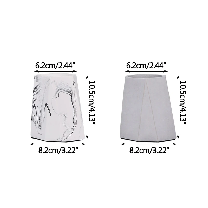 

Nordic Minimalist Geometric Pen Holder Stationery Organizer Makeup Organizer Storage Box Storage Containers Household Products