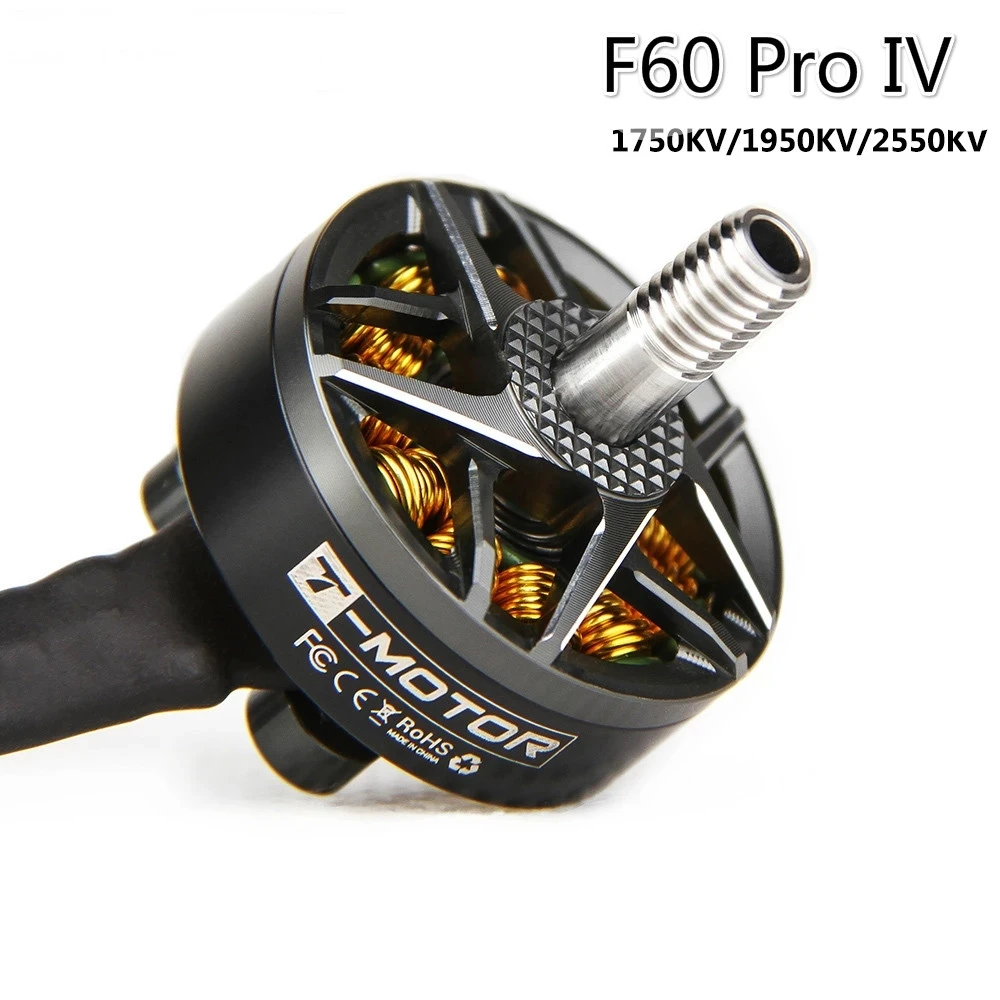 

4PCS New T-Motor F60 Pro IV IIII Generation 4 2207 1950KV 2550KV 5-6S Brushless Motor T5146 T5150 Props for RC FPV Racing Drone