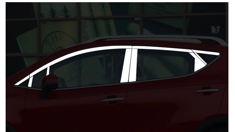 Lsrtw2017 304 нержавеющая сталь окна автомобиля планки для jac уточнить s3 s5 rs m2