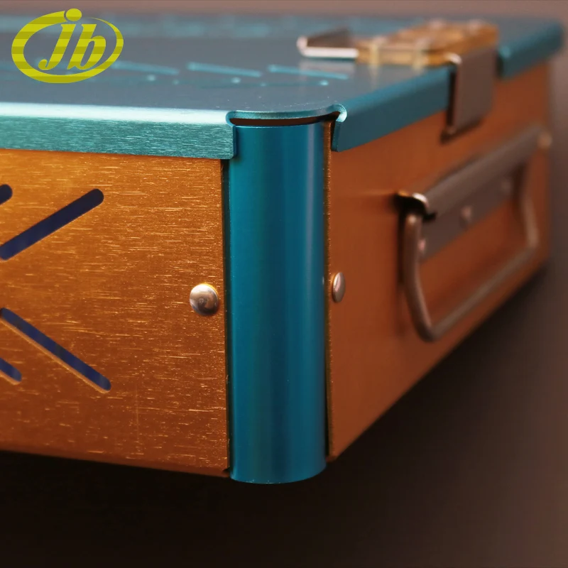 Sterilising trays aluminium alloy single-deck 30*22*7cm medical sterilization box surgical operating instrument