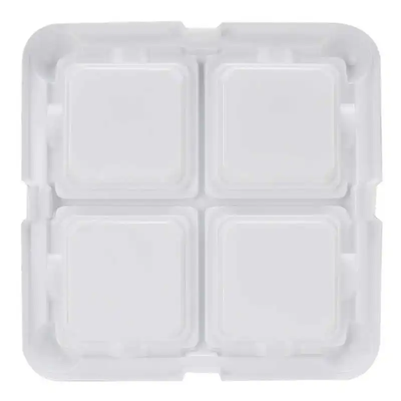 

10pcs/set Cake Box Bakery Accessory 4Gird Cake Box Transparent PET Food Grade Cake Packaging Container for Cake Container