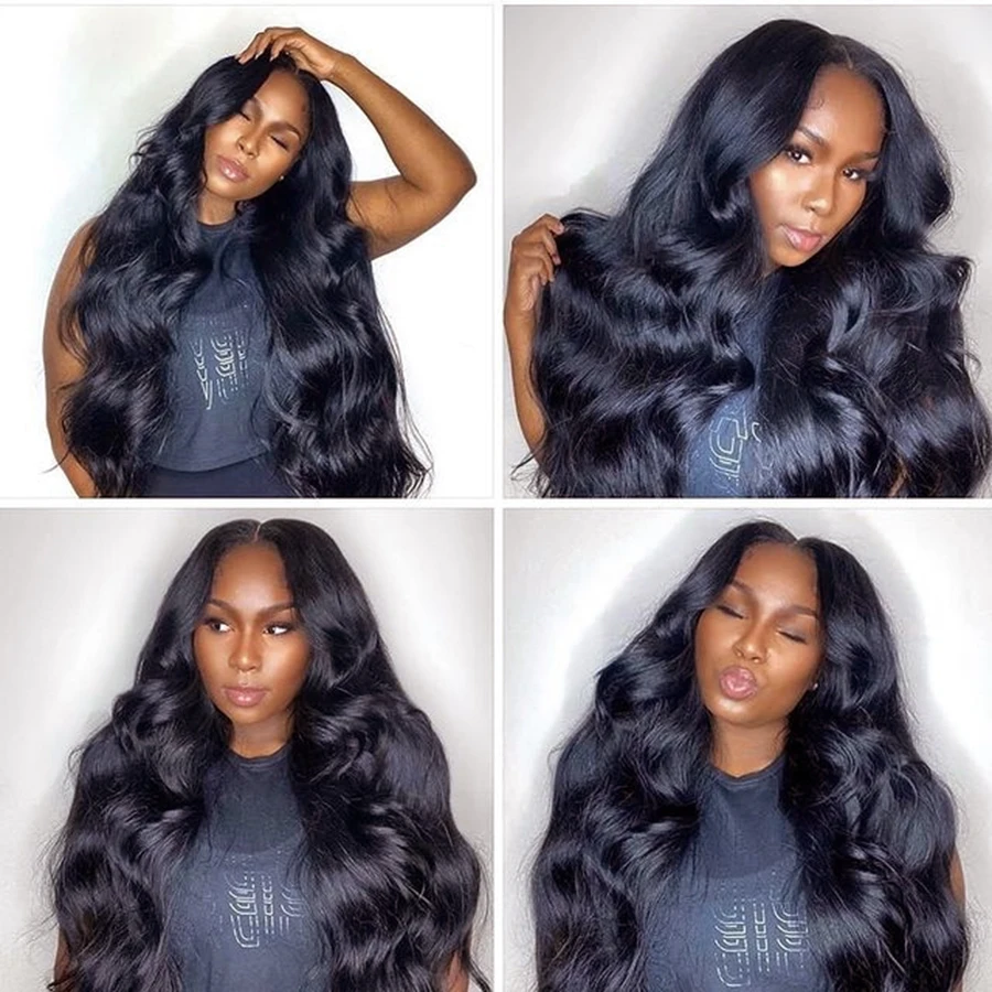 

4x4 Lace Closure Wig Human Hair Brazilian Body Wave Lace Wigs For Black Women Lace Front Human Hair Wig Pre plucked Baby Hair