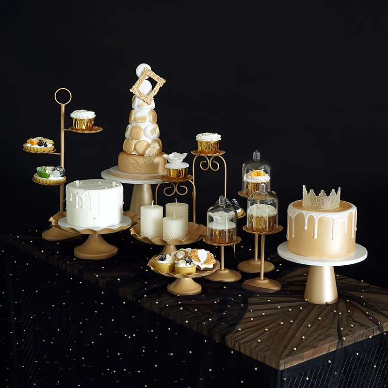 Бокал для шампанского Цвет свадебный торт подставки дня рождения вечерние стол