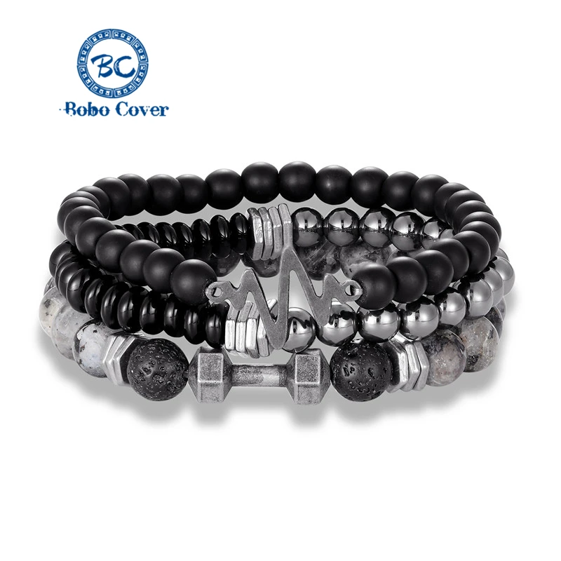 3/4 шт./комплект браслеты из натурального камня|Плетеные браслеты| |