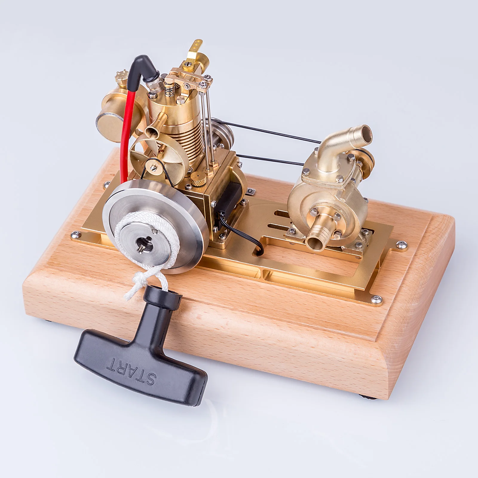 Мини Вертикальный одноцилиндровый 4-тактный бензиновый двигатель с воздушным