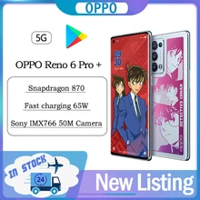 OPPO teléfono inteligente Reno 6 Pro + Plus, edición limitada, 5G, 870 Snapdragon, cámara de 50MP, 65W, SuperVOOC, 90Hz, NFC (2)
