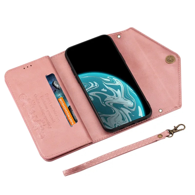 For samsung galaxy S22 S21 note 20 10 pro 9 8 s20 ultra s10 s9 s8 plus A21S 13 51 71 50 70 case cover wallet card Leather