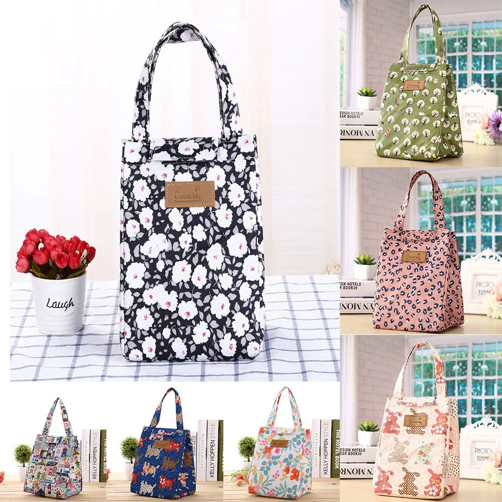 AThermal портативные Изолированные сумки для ланча Женская Студенческая