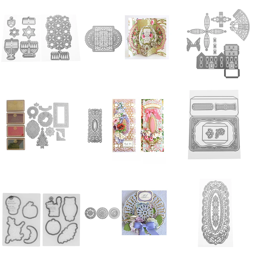 

3D Christmas Ornament Photo Card Easel Metal Craft Cutting Dies For Diy Scrapbooking Paper Diary Decoration 2021 Embossing New