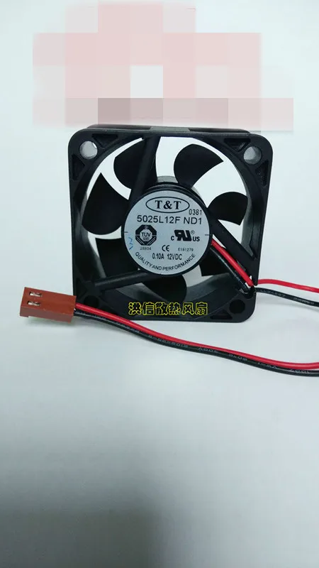 

Совершенно новый T & T 5025l12f ND1 DC12V 0.10a 5 см вентилятор 50*50*25 мм