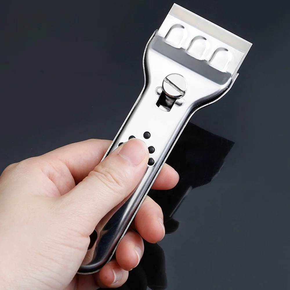 

2pcs Tile Cleaning Scrapers Floor Wall Scraper Stainless Steel Scrapers for Home
