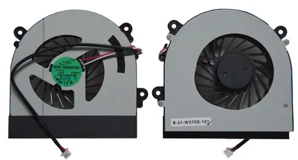 Новый вентилятор ЦП для Clevo W150 W150er W350 W350ETQ W370 охлаждающий ноутбука Φ 6-31-W370S-101