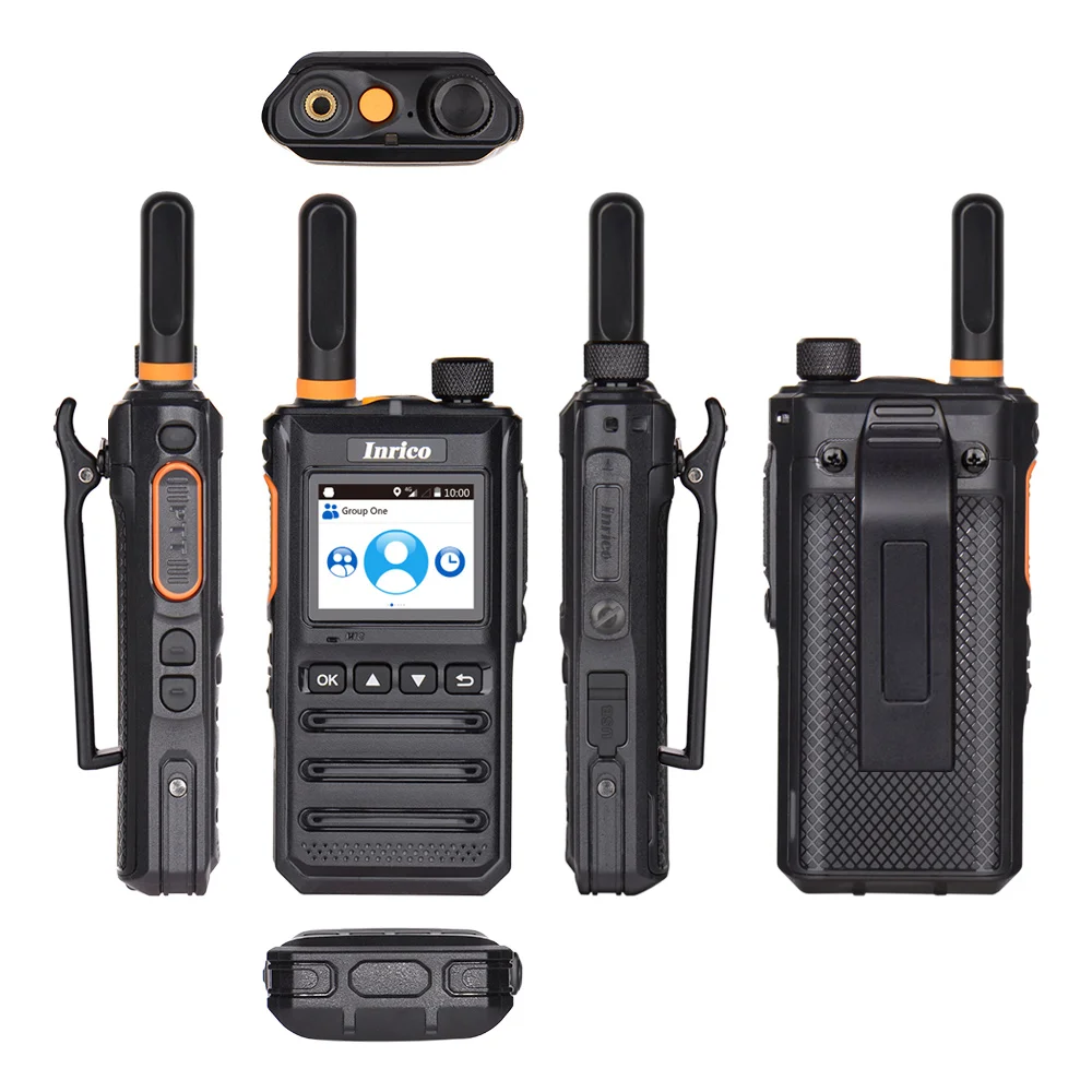 Inrico T640A zello app radios android walkie talkie poc GPS SOS cb fm radio 4G Network walki talki