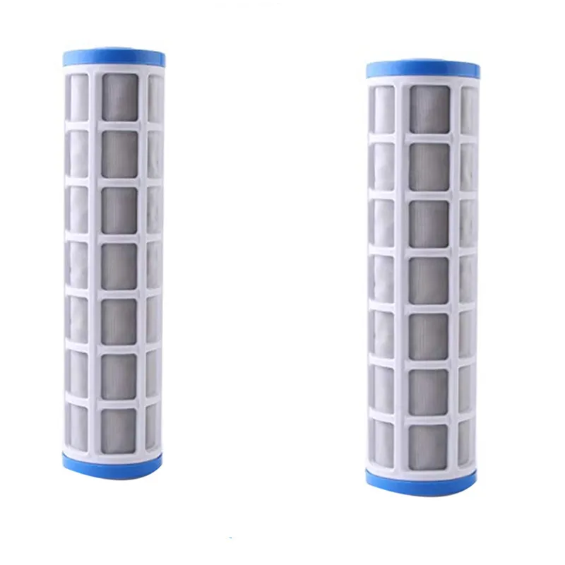 

2pcs 10 Inch Stainless Steel Wire Mesh Filter Cartridge Water Purifier Pre Filter for Scale Prevention filter cartridges