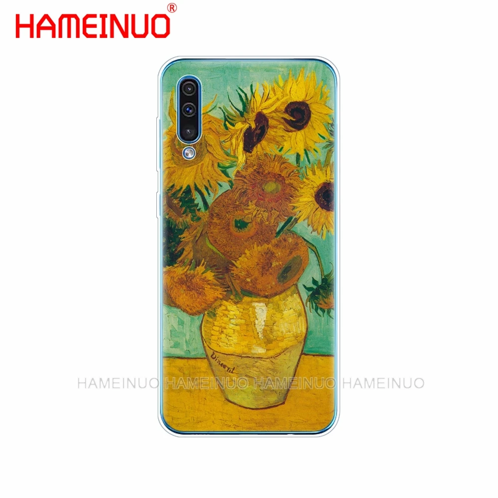 silicon phone cover case for Samsung Galaxy S10 E PLUS A10 A20 A30 A40 A50 A70 A10E A20E M20 coque bumper Van Gogh Starry Night | Мобильные