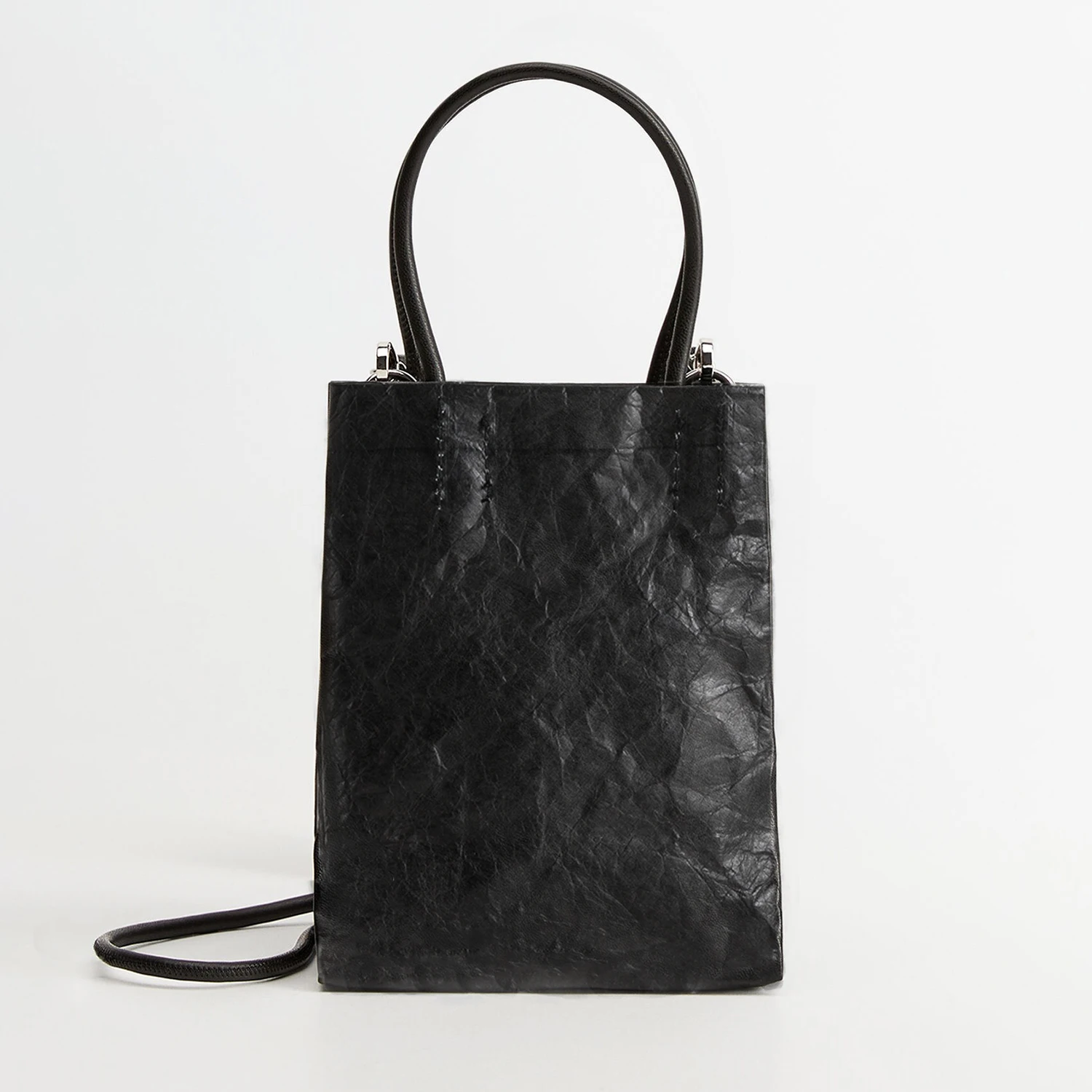 

Fashion Mini Kraft Paper Tote Handbags Simple Stylish Crossbody Bag for Women Eco Friendly Casual Phone Purses