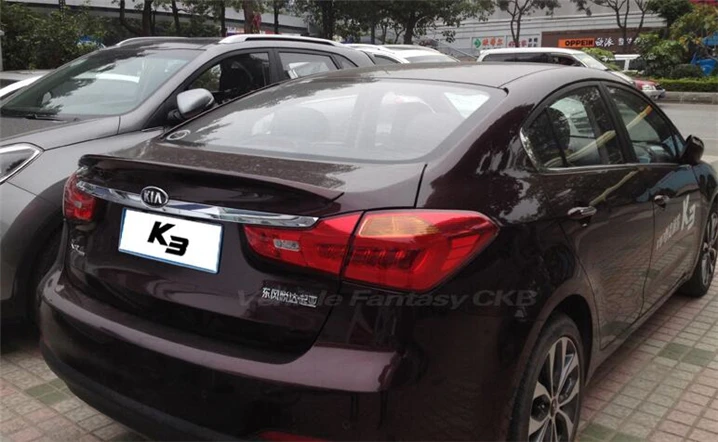 Спойлер для Forte 2011 2015 Kia K3 спойлер DKYWK из АБС пластика цветной задний