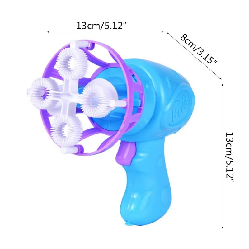 

1Set Children Fun Toys Electric Automatic Bubble Machine with Liquid Water Mini Fan Bubble Blower Maker Kids Summer Outdoor Toy