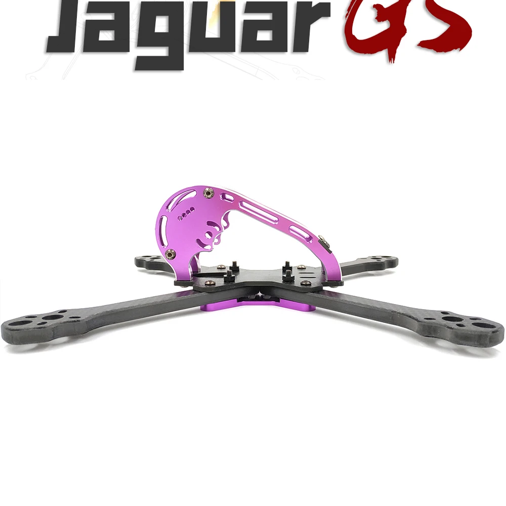 Комплект рамы для квадрокоптера AlfaRC Jaguar LSX5 220 мм из углеродного волокна 5 дюймов 6