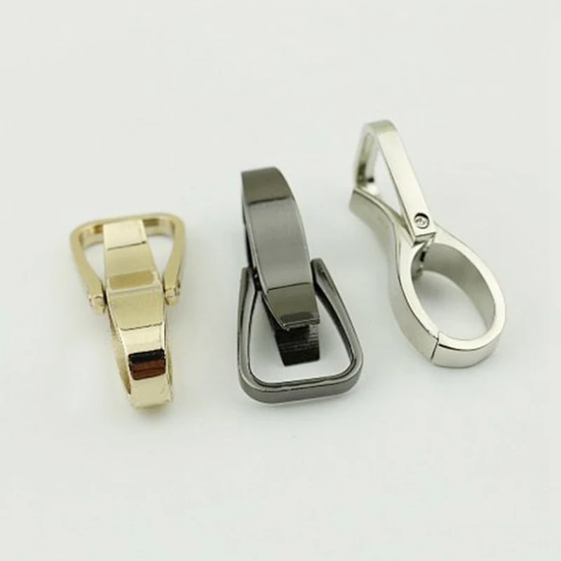 

10 шт./20 шт., золотистые застежки-карабины светильник ключей