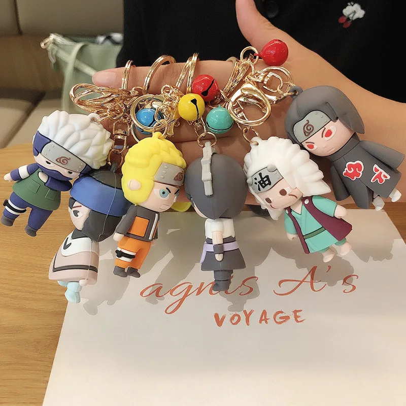 2020New чистый красный брелок с символикой Наруто как у героя мультфильма