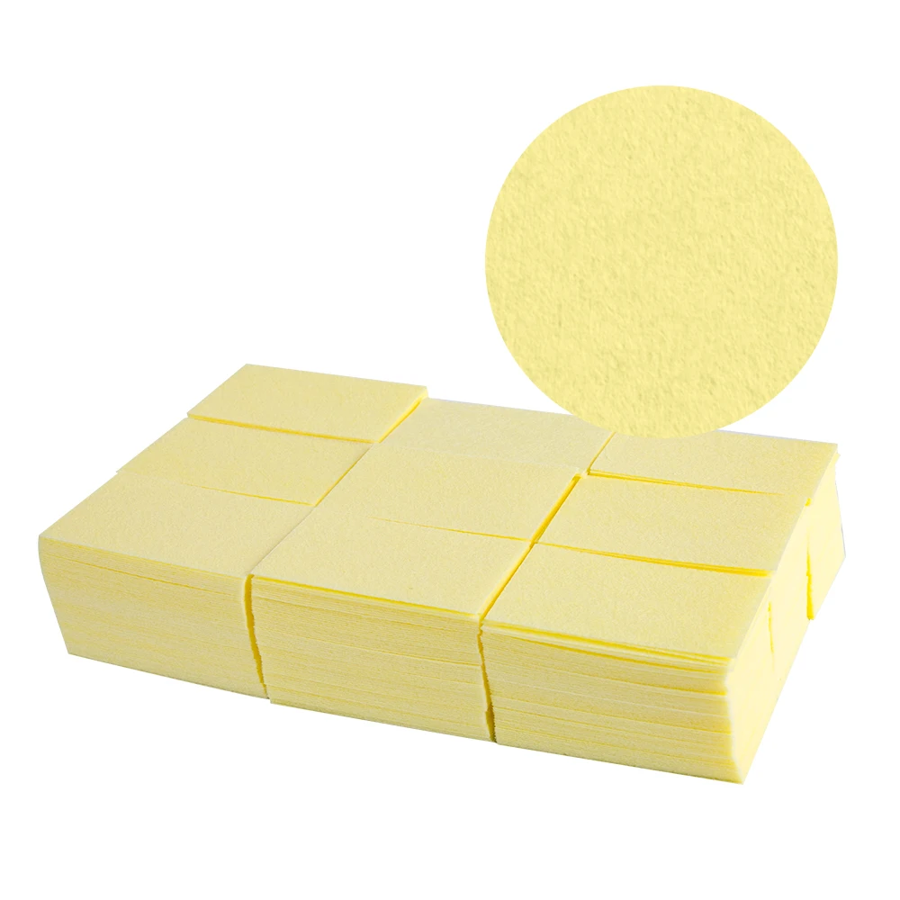 Салфетки хлопковые безворсовые для маникюра и средство снятия гель-лака