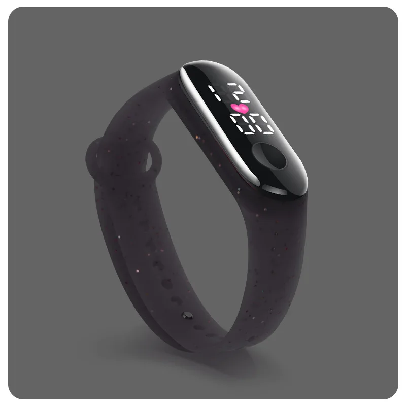 

50M Waterproof Digital Watch Children Touch Screen Watches Women's Kids' Electronic Watches Bracelet with Luminous Strap Clock