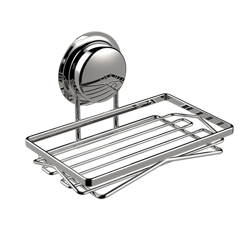 

Stainless Steel Soap Dish Bathroom Storage Soap Rack Plate Box Container Wall Storage Rack Holder