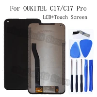 original display for oukitel c17 pro lcd display touch screen digitizer assembly for oukitel c17pro lcd replacement repair kit