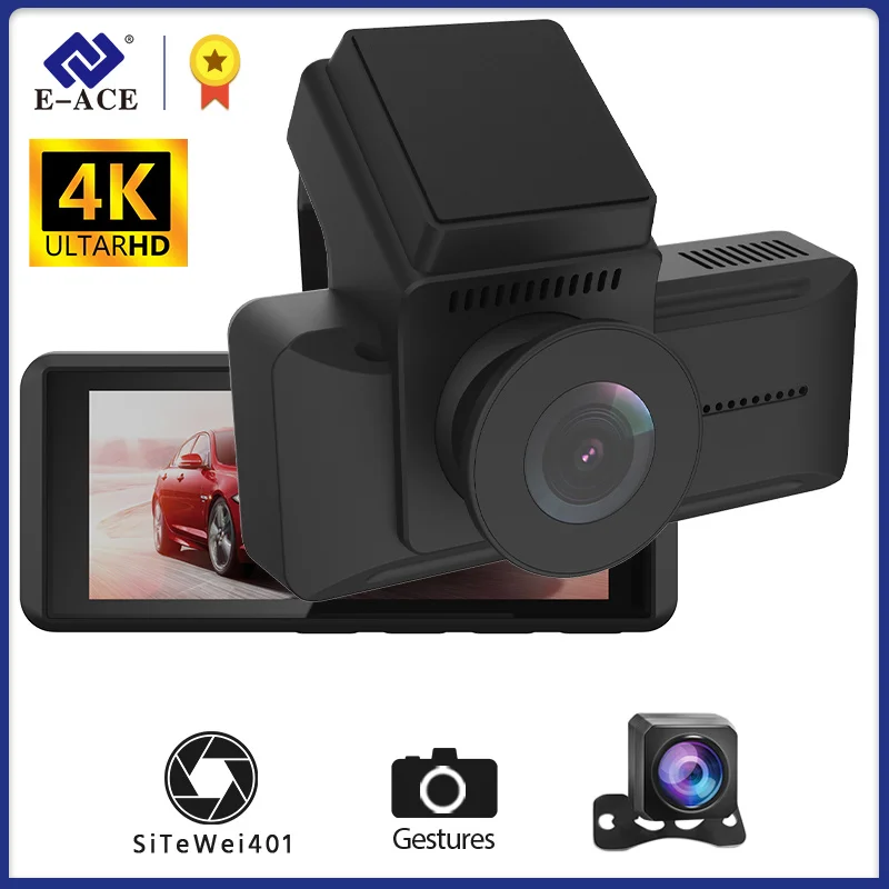 

Видеорегистратор AEECO B11 Ultra HD 2160P, 4K, с гравитационным датчиком