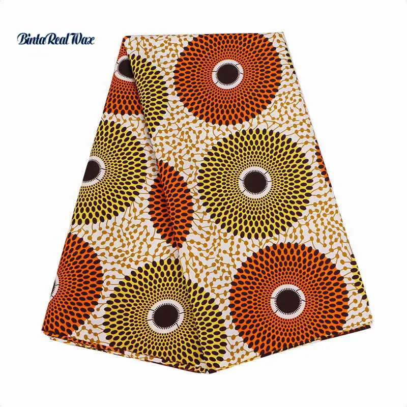 Высокое качество 6 ярдов африканская ткань полиэстер восковые принты Анкары