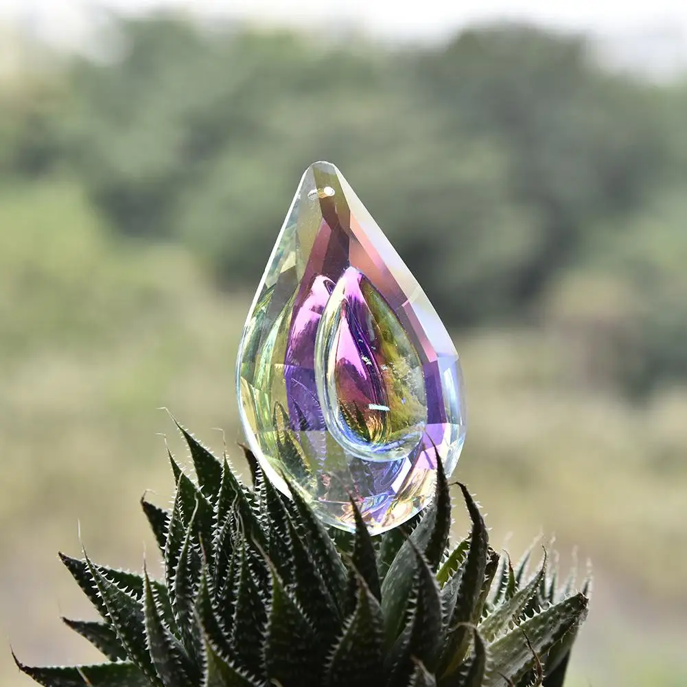 Подвесные кристаллы в виде призмы подвесной кулон цветная люстра AB детали сделай