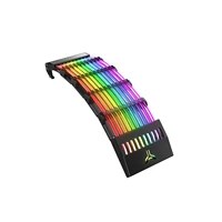 computer components neon line rainbow streamer accessories 24 pin diy argb armor backplane 5v 3pin rgb led power extension cable