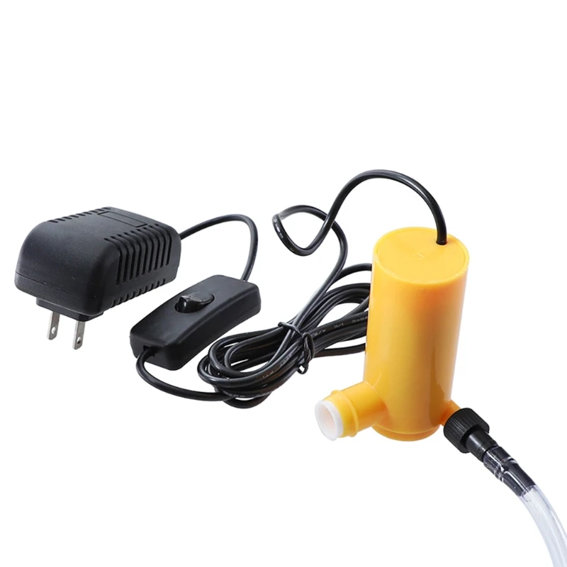 

Industrial Grade 12V Micro Submersible Pump US Plug Low Noise Brushless Pump N0HB