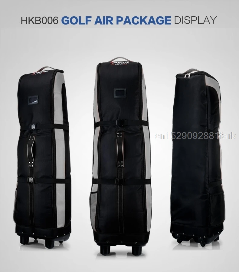 PGM складная сумка для гольфа Толстая с нижним шасси и колесами большая емкость