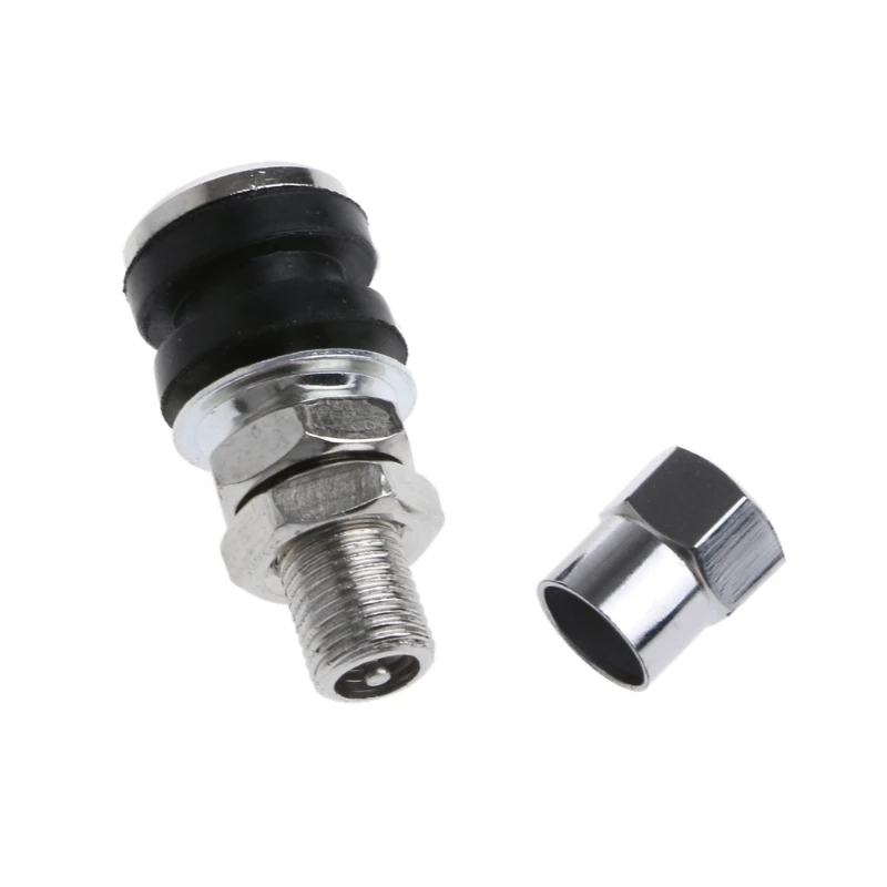 

1 Pair Tire Wheel Valve Tubeless No Tube Stem Motorcycle Car Bike ATV Bicycle Y4UB