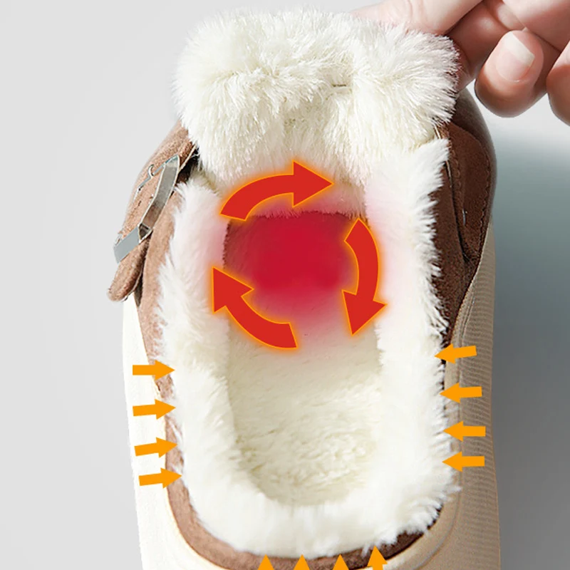 Winter Womens Soft Warm Slippers Antiskid Waterproof Platform House Cotton Indoor Outdoor Bedroom Couples Floor Shoes | Обувь