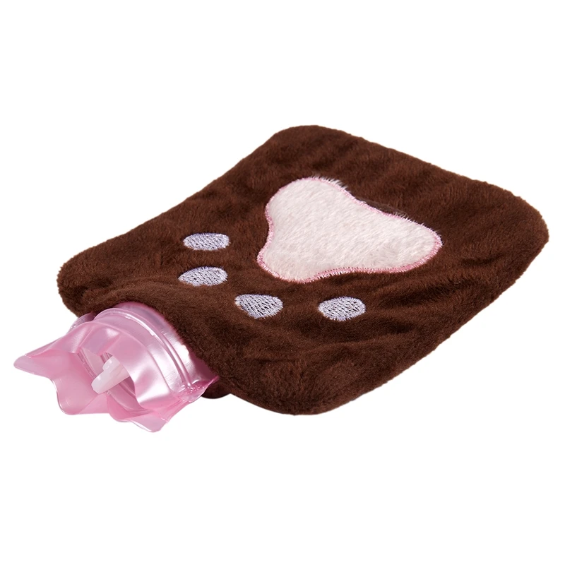 Мини бутылка для горячей воды плюшевая грелка рук зимняя сумка (офсетная печать)|Грелки| |