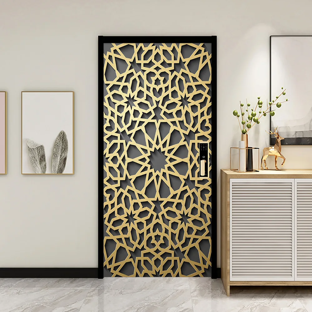 Kitchen Wall Stickers Bedroom Wallpapers Door Sticker Toilet Decor Still Life Modern Papier Peint Furniture Accessories BK50TZ