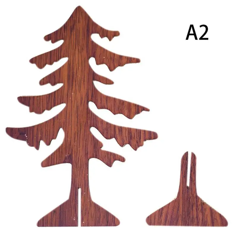 Рождественские украшения креативная резьба елочные деревянные рождественские