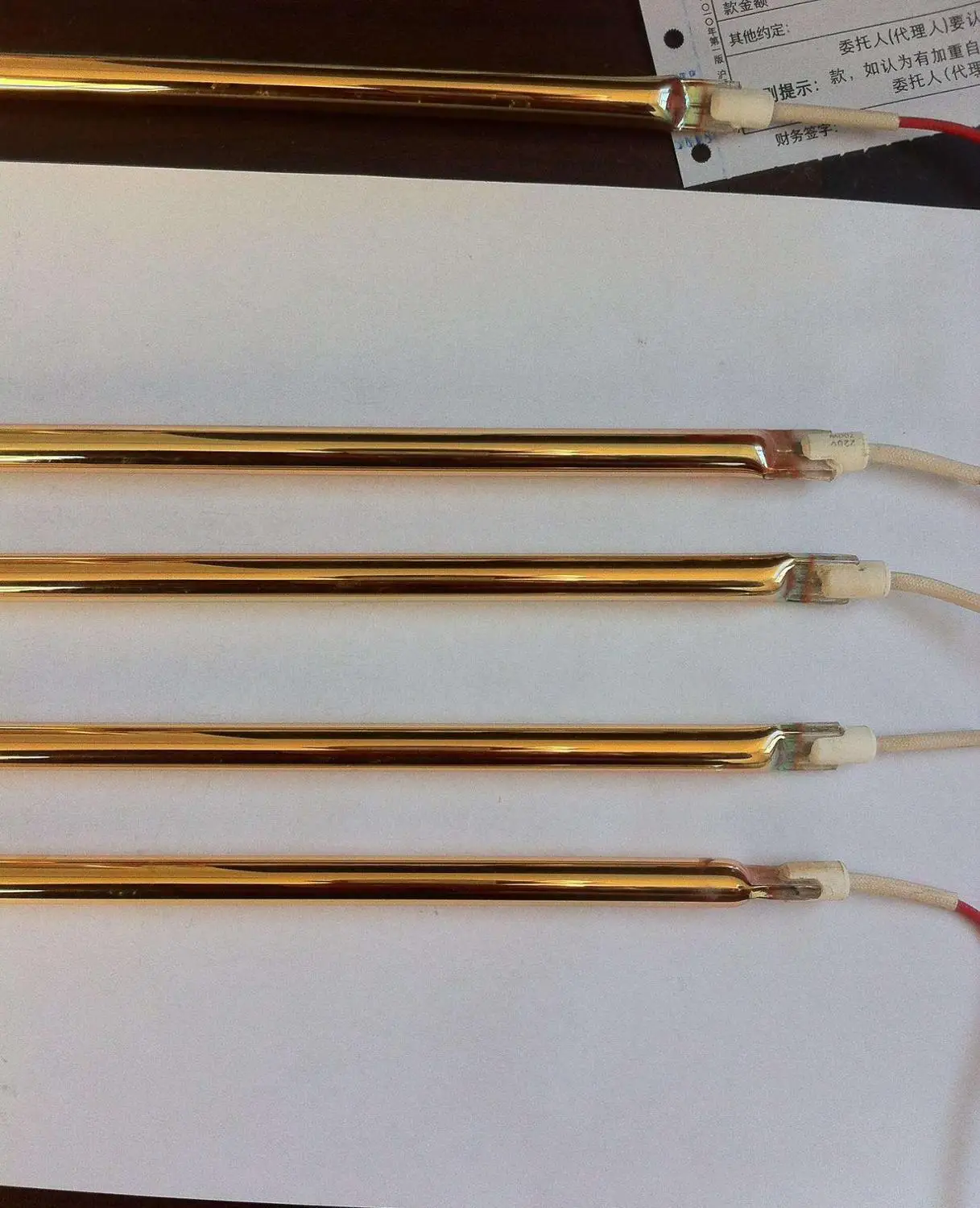 Инфракрасные кварцевые трубчатые лампы используемые для печати Формования